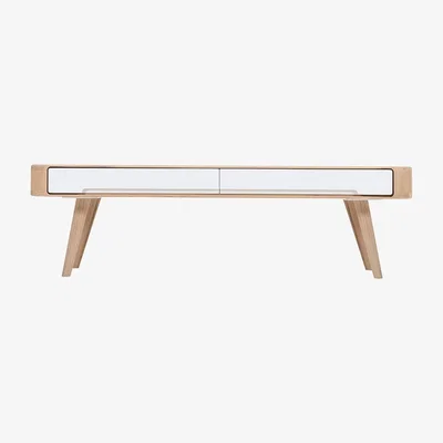 Heal's Gazzda Ena Coffee Table White 90x90x35cm - Heal's UK Furniture