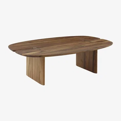 Heal's Ligne Roset Intervalle Low Table Solid European Walnut