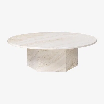Heal's Gubi Epic Coffee Table Neutral White Dia. 110cm