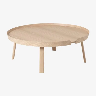 Heal's Muuto Around Coffee Table Extra Large Black - Heal's UK Furniture