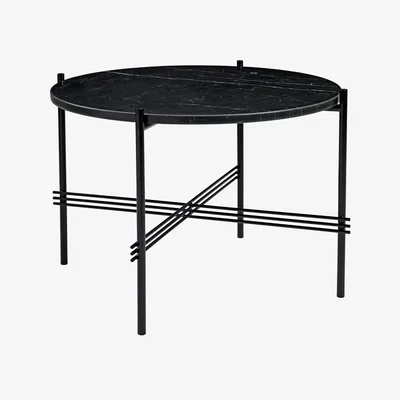 Heal's Gubi TS Coffee Table Medium in Black Marquina Marble