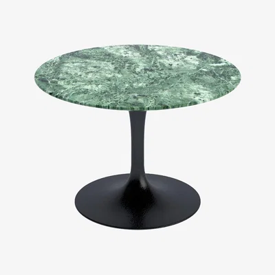 Heal's Knoll Saarinen Coffee Table with Black Base in Verdi Alpi 51cm