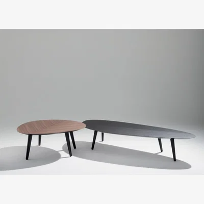 Heal's Zanotta Tweed Mini Table Large in Black Oak