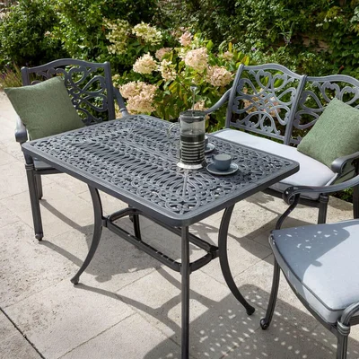 IO Living 2021 Hartman Capri 4 Seater Coffee Set - Antique Grey/Platinum