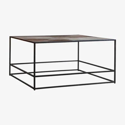 IO Living The Metal Frame Coffee Table Antique Copper