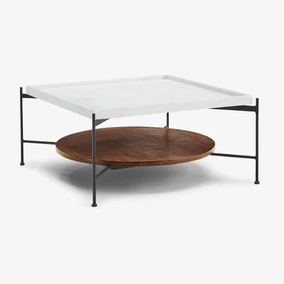 John Lewis John Lewis & Partners + Swoon Rubin Coffee Table, White