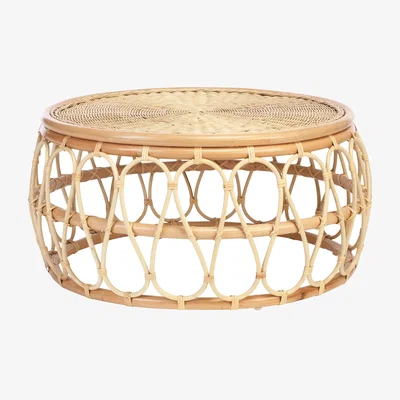 John Lewis Desser Beijing Rattan Coffee Table, Natural
