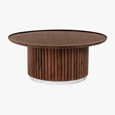John Lewis Swoon Skinner Coffee Table, Dark Brown