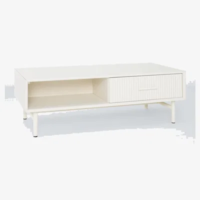 John Lewis John Lewis Palma Rectangular Storage Coffee Table, Greige