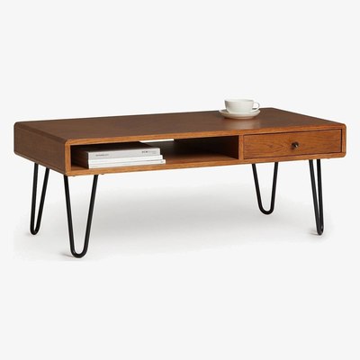 John Lewis John Lewis & Partners Hairpin Coffee Table, Dark Oak