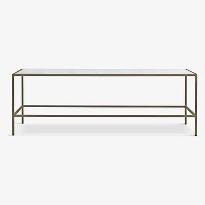 John Lewis Gallery Direct Outline Glass Coffee Table, Bronze