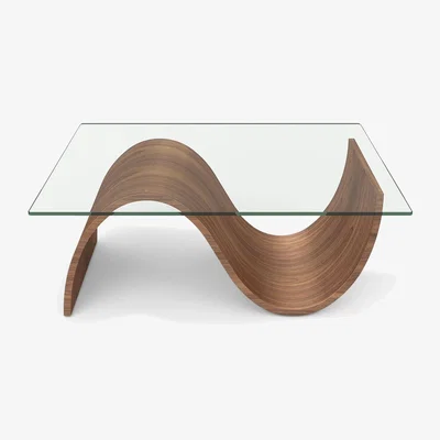 John Lewis Tom Schneider Pulse Coffee Table, Walnut
