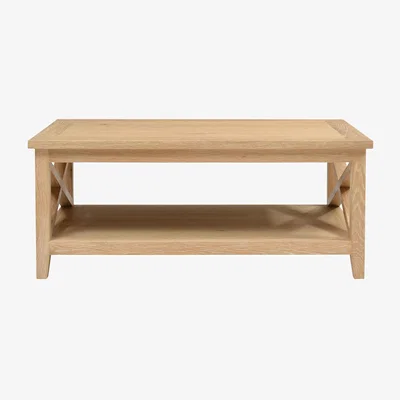 John Lewis Cotswold Inglesham Coffee Table, Whitewash Oak