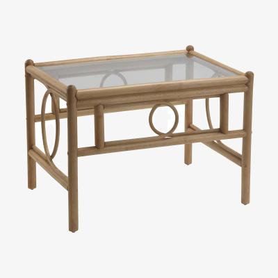 John Lewis Desser Madrid Rattan Coffee Table, Light Oak