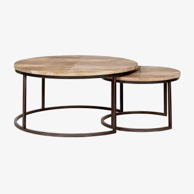 John Lewis nkuku Aasha Coffee Tables, Nest of 2, Natural