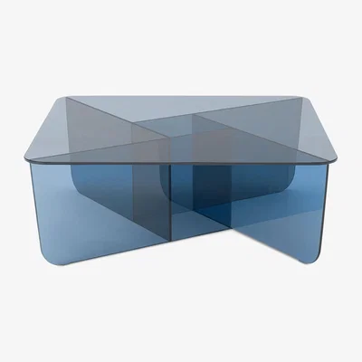 John Lewis MADE Oki Square Glass Coffee Table