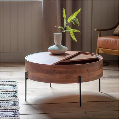 John Lewis Gallery Direct Rimini Storage Coffee Table, Acacia