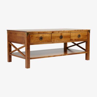 John Lewis Laura Ashley Balmoral 3 Drawer Coffee Table, Honey