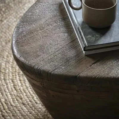 Knees Oregon Mango Wood Coffee Table - Dark Wood