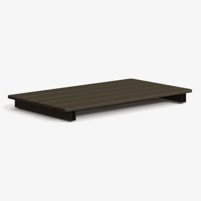 Kave Home Modular Coffee tabletop in green aluminium 52 x 91cm