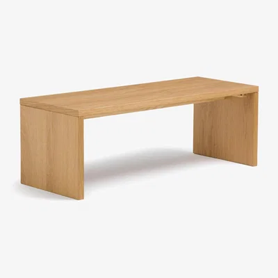 La Redoute Manen Oak Veneer Sofa Divider Coffee Table