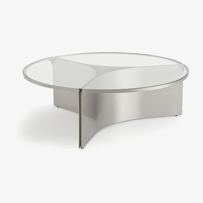 La Redoute Gira Large Glass and Metal Coffee Table