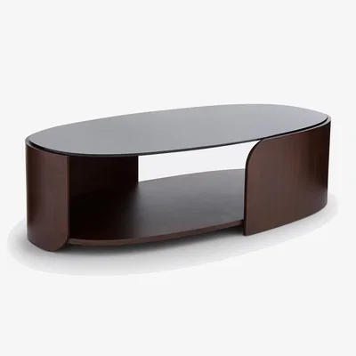 La Redoute Spinella Coffee Table with Tempered Glass Top
