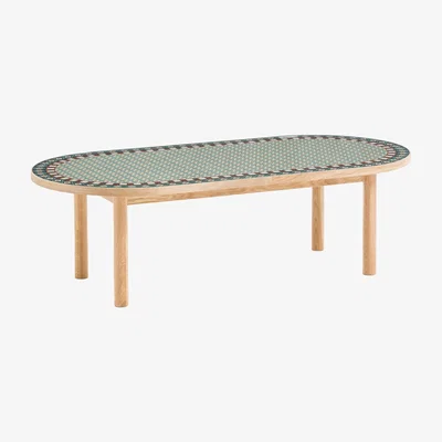 La Redoute Colora Patterned Oak Coffee Table