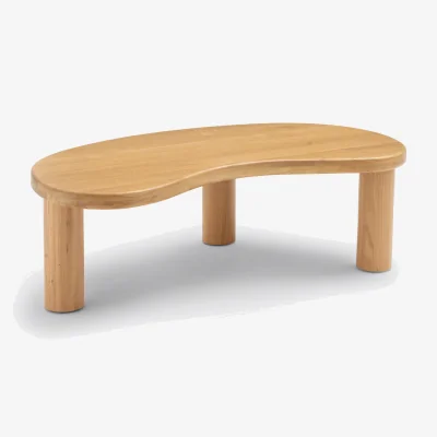La Redoute Rodi Organic Solid Oak Coffee Table, Length 118cm