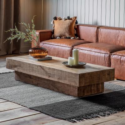 La Redoute Rustana Weathered Mango Wood Coffee Table
