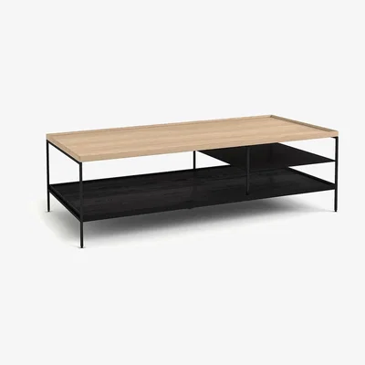 La Redoute Tidder Metal & Oak Coffee Table