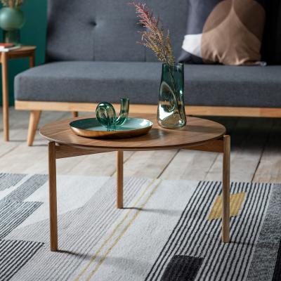 La Redoute Hajipur Round Oak Coffee Table