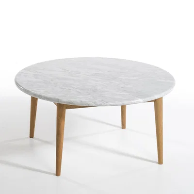La Redoute Béate-Marmora Coffee Table with Marble Top