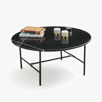 La Redoute BOTELLO Black Marble Coffee Table
