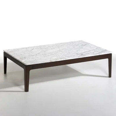 La Redoute Helda Rectangular Marble Coffee Table