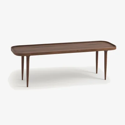 La Redoute Magosia Large Solid Walnut Coffee Table