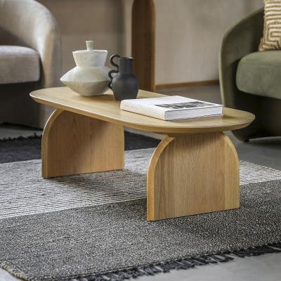 La Redoute Garner Curve Oak Coffee Table