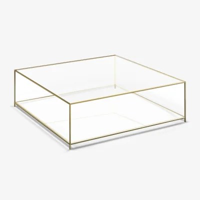 La Redoute Sybil Square Tempered Glass Coffee Table