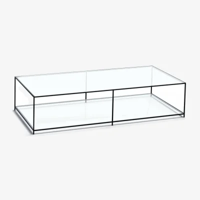 La Redoute Sybil Rectangular Coffee Table in Tempered Glass
