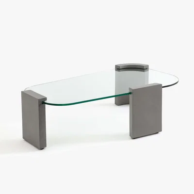 La Redoute Indra Tempered Glass Coffee Table
