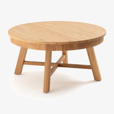 La Redoute Zebarn Round Solid Oak Coffee Table