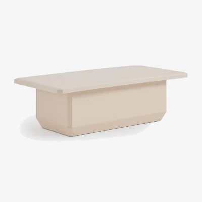 La Redoute Angila High-Gloss Lacquered Bar-Style Coffee Table with Storage