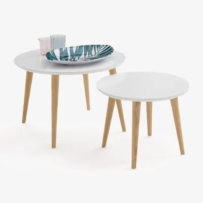 La Redoute Set of 2 Jimi Semi-Nesting Coffee Tables