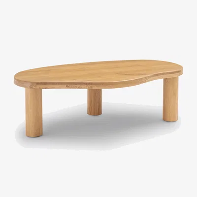 La Redoute Rodi Organic Solid Oak Coffee Table, Length 120cm