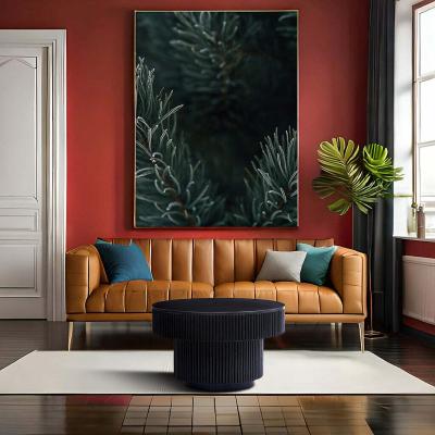 La Redoute Ciela Round Fluted Mango Wood Coffee Table