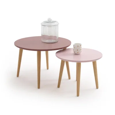 La Redoute Jimi Set of 2 Semi-Nesting Coffee Tables