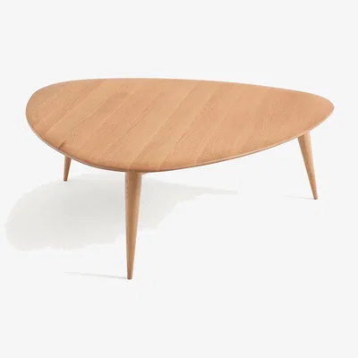 La Redoute Théoline Solid Oak Coffee Table, Large Model