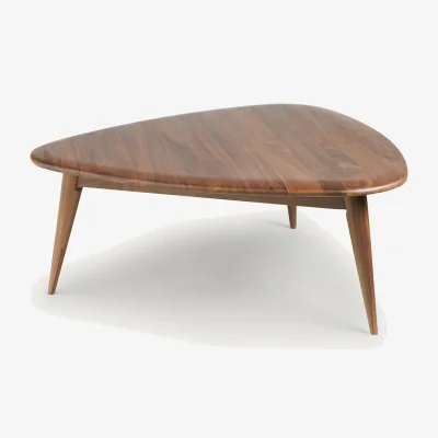 La Redoute Théoleine Small Solid Walnut Coffee Table