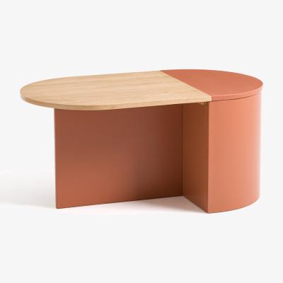 La Redoute Kamala Oak Veneer Storage Chest Coffee Table