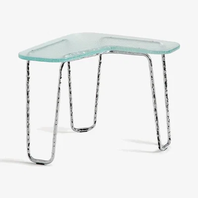 La Redoute Oasis Coffee Table in Glass and Iron, H40cm